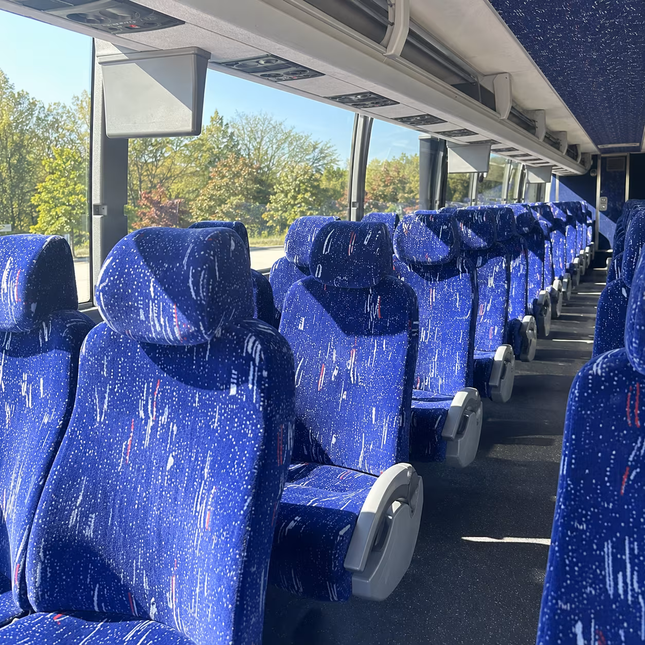 40-56 Passenger Charter Bus Inside