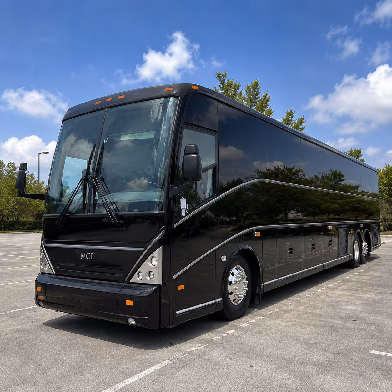 Winston Salem Airport Shuttle & Transportation party bus exterior