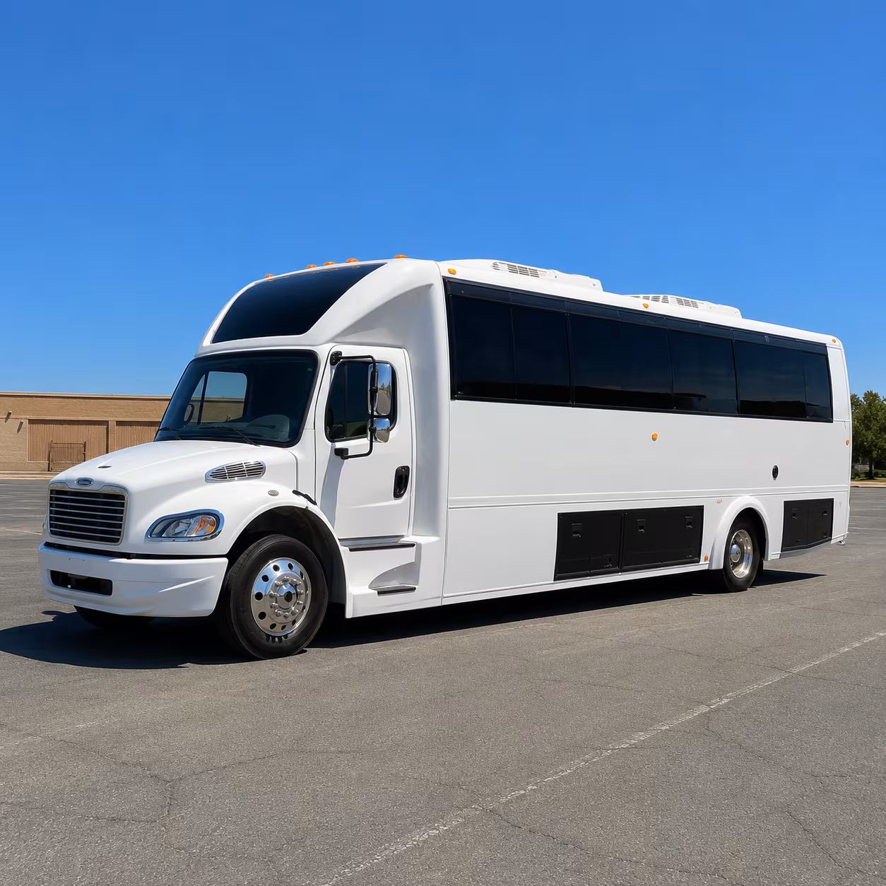 Winston Salem Birthday, Sweet 16, & Quinceañera Transportation party bus exterior