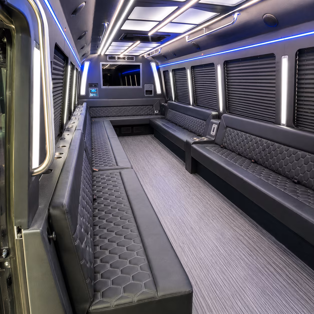 Winston Salem Concert & Music Festival Transportation party bus exterior