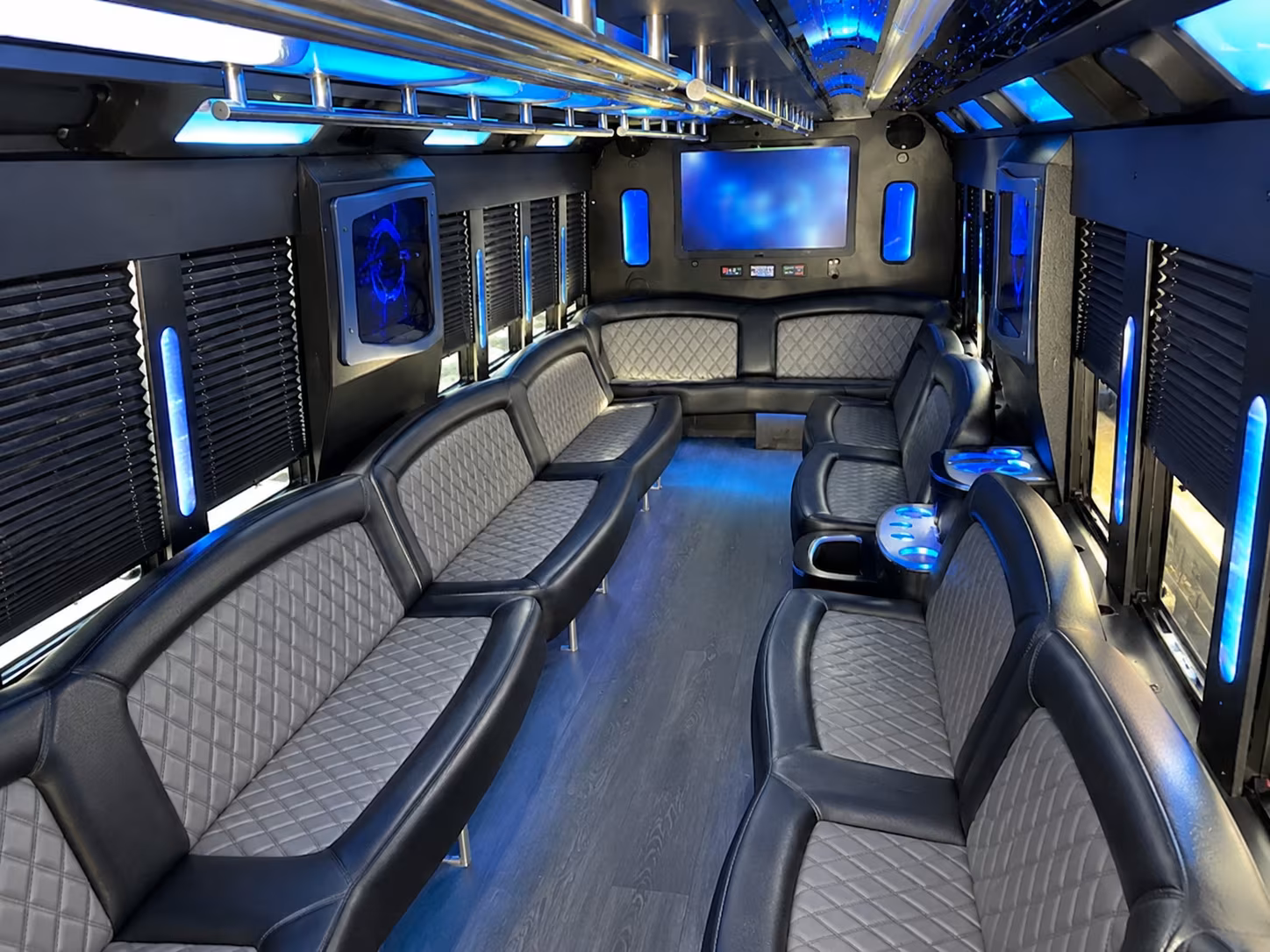 Winston Salem Concert & Music Festival Transportation party bus exterior