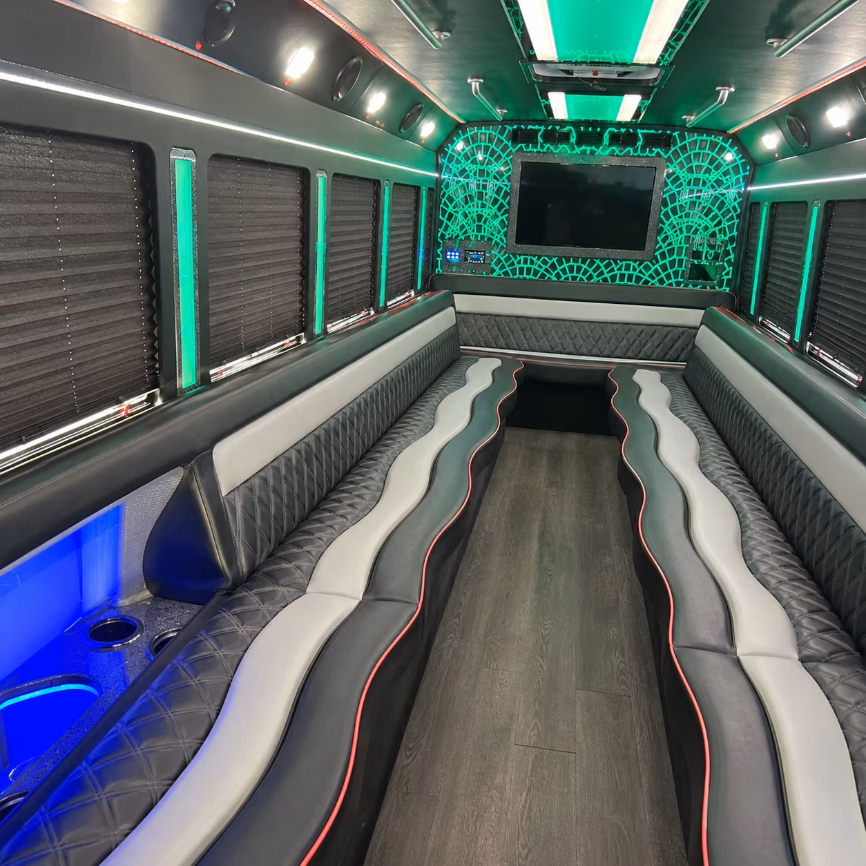 Winston Salem Concert & Music Festival Transportation party bus exterior