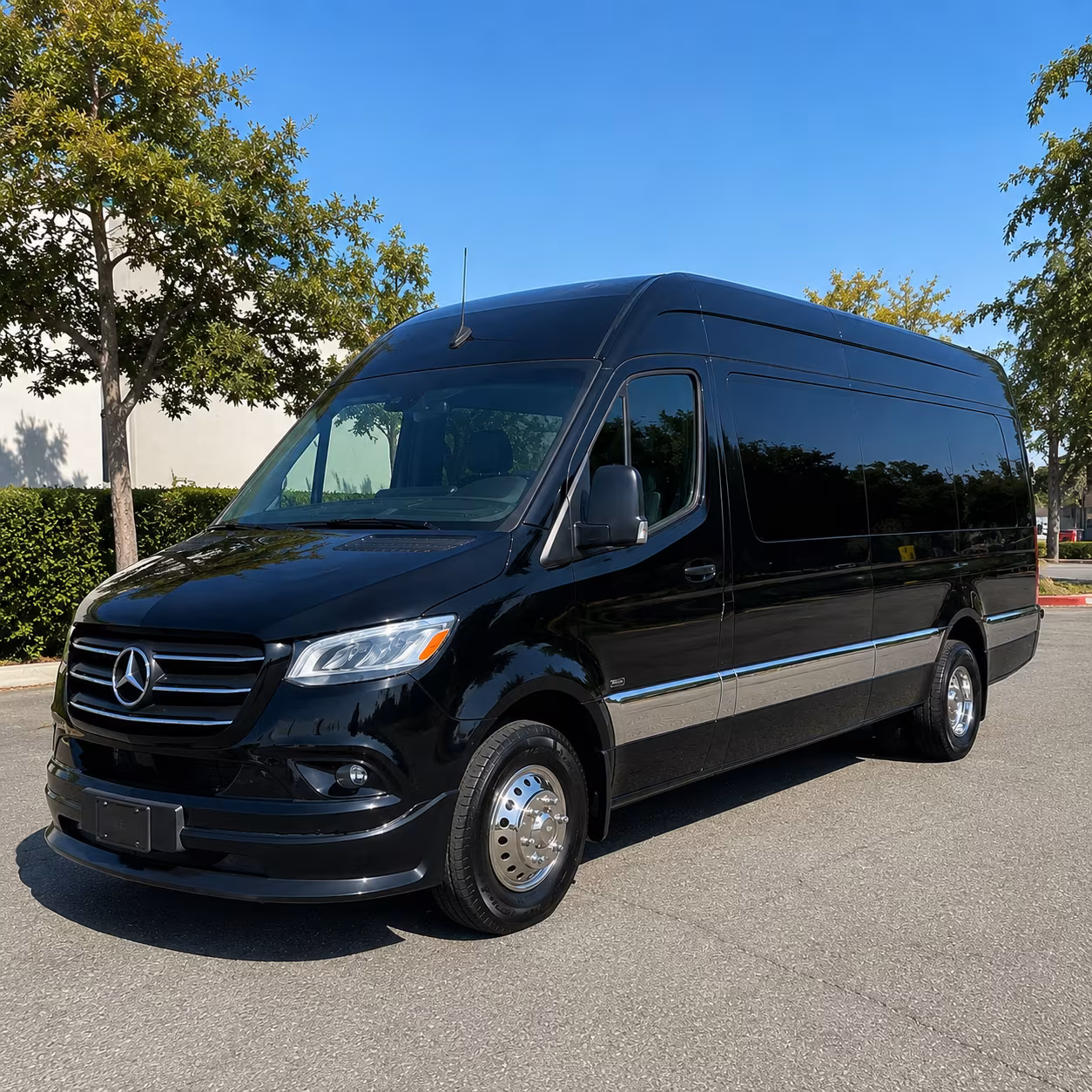 Winston Salem Corporate Transportation party bus exterior