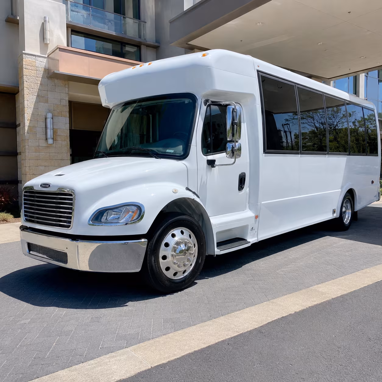 Winston Salem Corporate Transportation party bus exterior