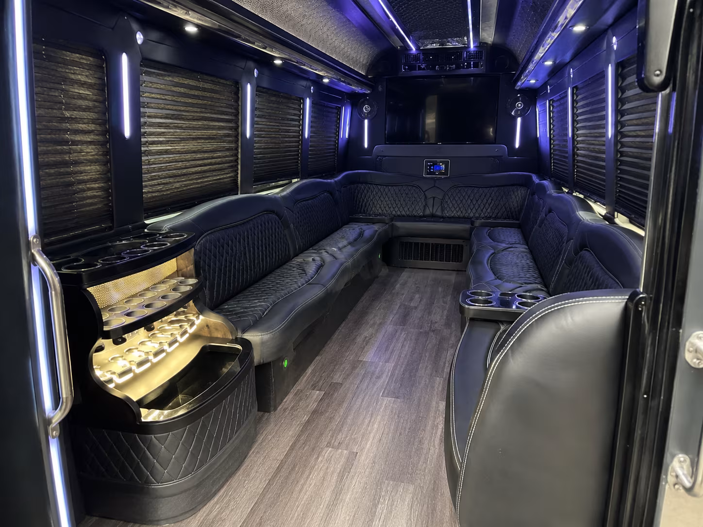 Winston Salem Private Event Transportation onboard seating