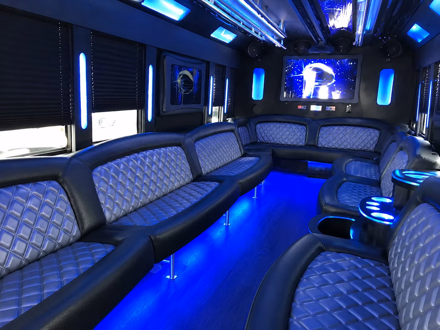 Winston Salem Prom & Homecoming Transportation party bus exterior
