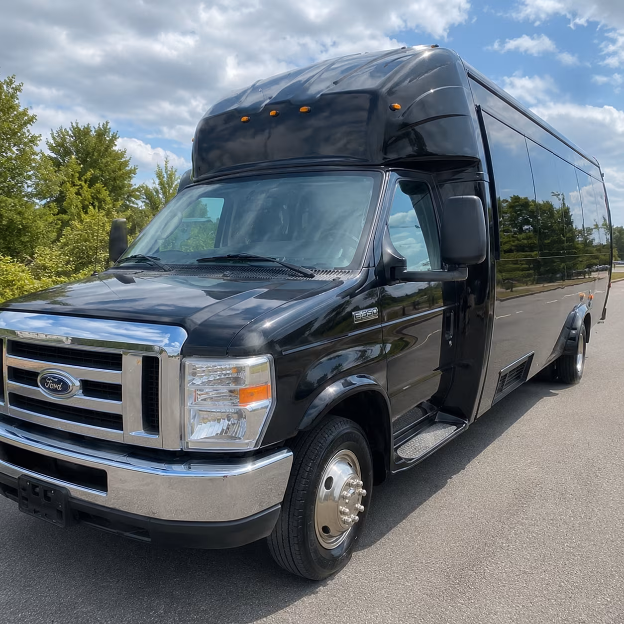 Winston Salem Prom & Homecoming Transportation party bus exterior