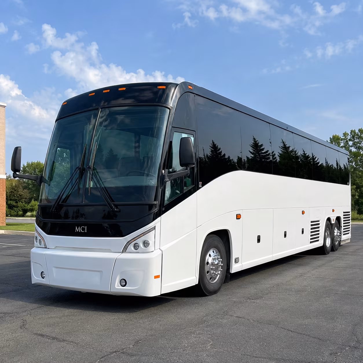Winston Salem School Event Transportation party bus exterior