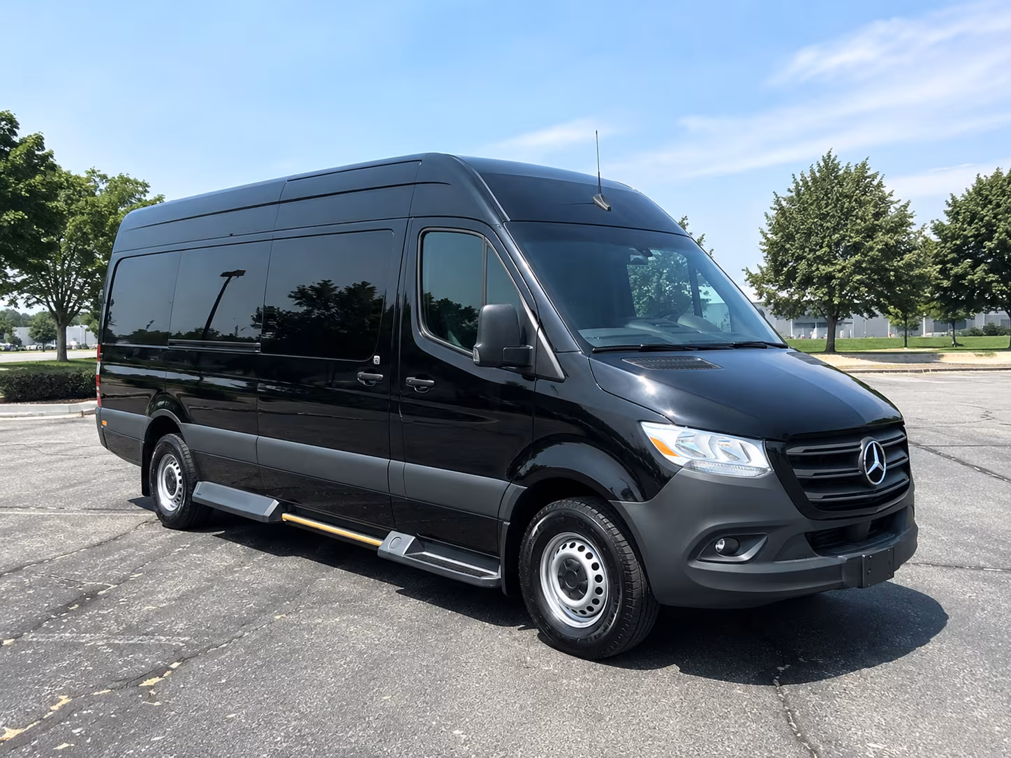Winston Salem School Event Transportation party bus exterior