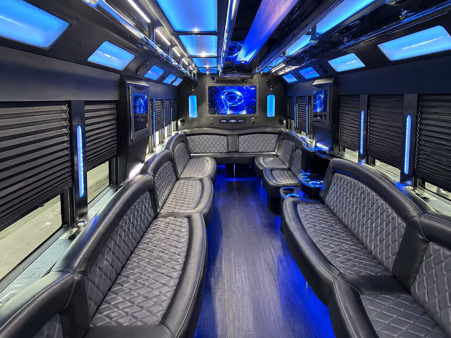 Winston Salem Sporting Event Transportation onboard seating