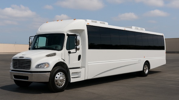 Exterior of Winston Salem Party Bus Company's 30 Passenger Party Bus in Kannapolis