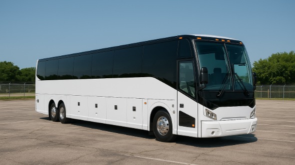 Exterior of Winston Salem Party Bus Company's 50 Passenger Party Bus in Concord