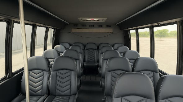 25 passenger minibus interior