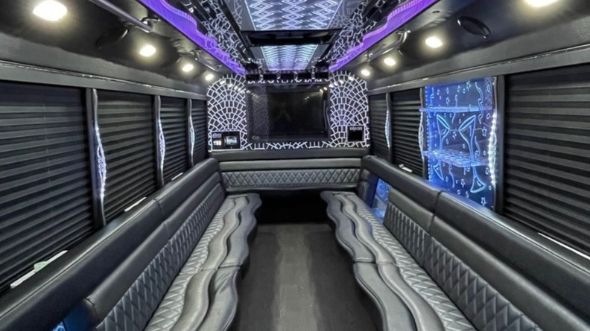 winston salem 50 passenger party bus inside